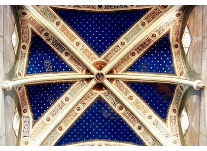 Certosa di Pavia - Volta stellata Certosa di Pavia - Volta stellata